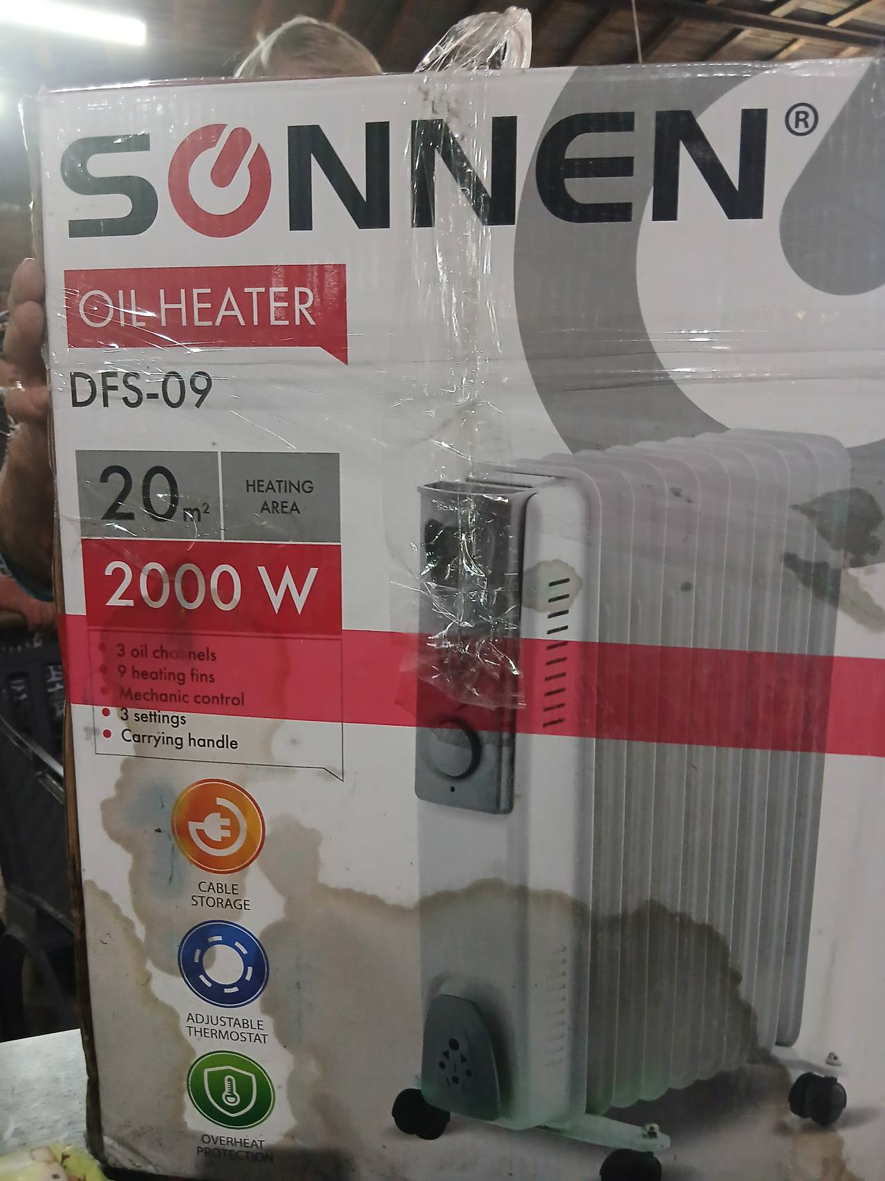 SONNEN OIL HEATER DFS-09 2000 W