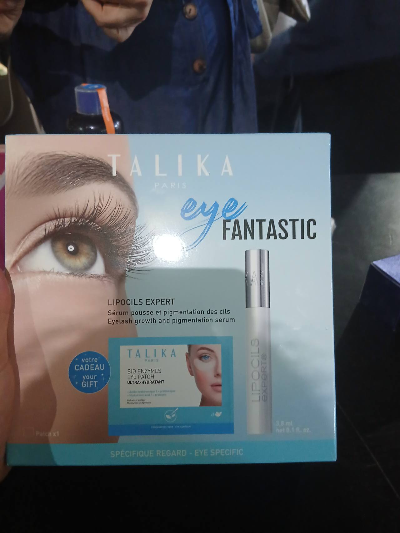 TALIKA Eye Fantastic набор: сыворотка для роста ресниц LIPOCILS EXPERT и патчи для глаз BIO ENZYMES EYE PATCH ULTRA-HYDRATANT