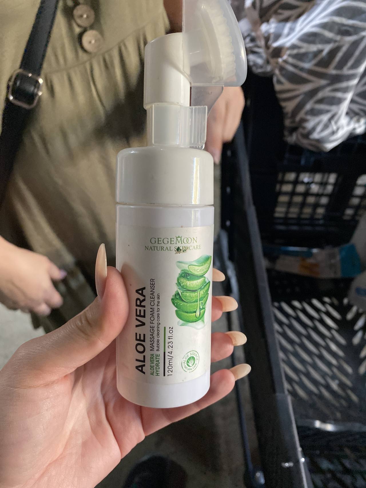 GEGEMOON Aloe Vera Massage Foam Cleanser