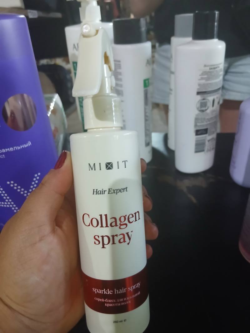 MIXIT Hair Expert Collagen spray Sparkle hair spray
