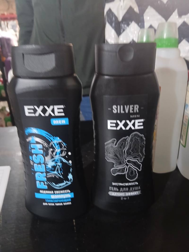 EXXE Silver Men Экстрасвежесть, гель для душа 2 в 1
