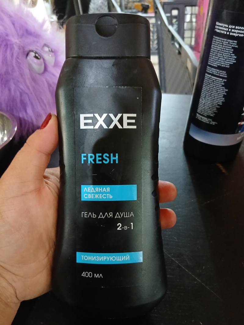 Гель для душа EXXE Fresh Ледяная свежесть 2-в-1 Тонизирующий