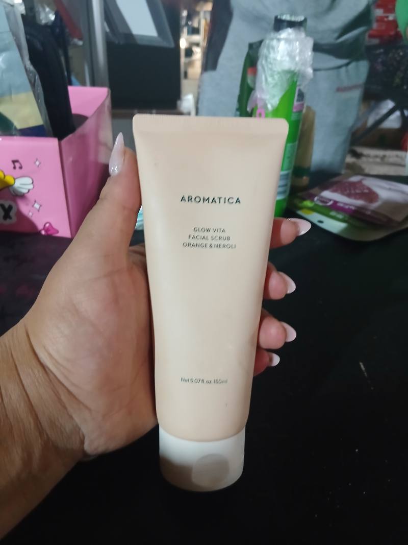 Aromatica Glow Vita Facial Scrub Orange & Neroli