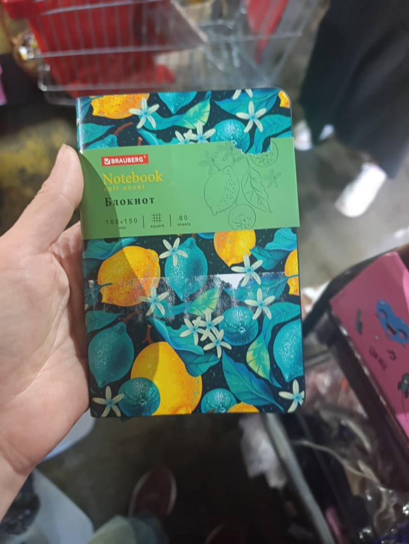 BRAUBERG Notebook Блокнот soft cover, 100 x 150 мм, 80 листов