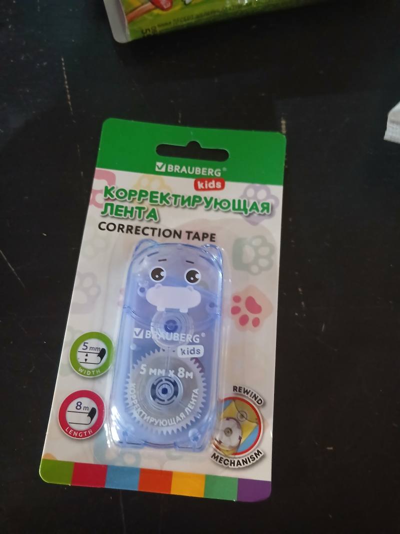 Корректирующая лента BRAUBERG kids 5 мм x 8 м