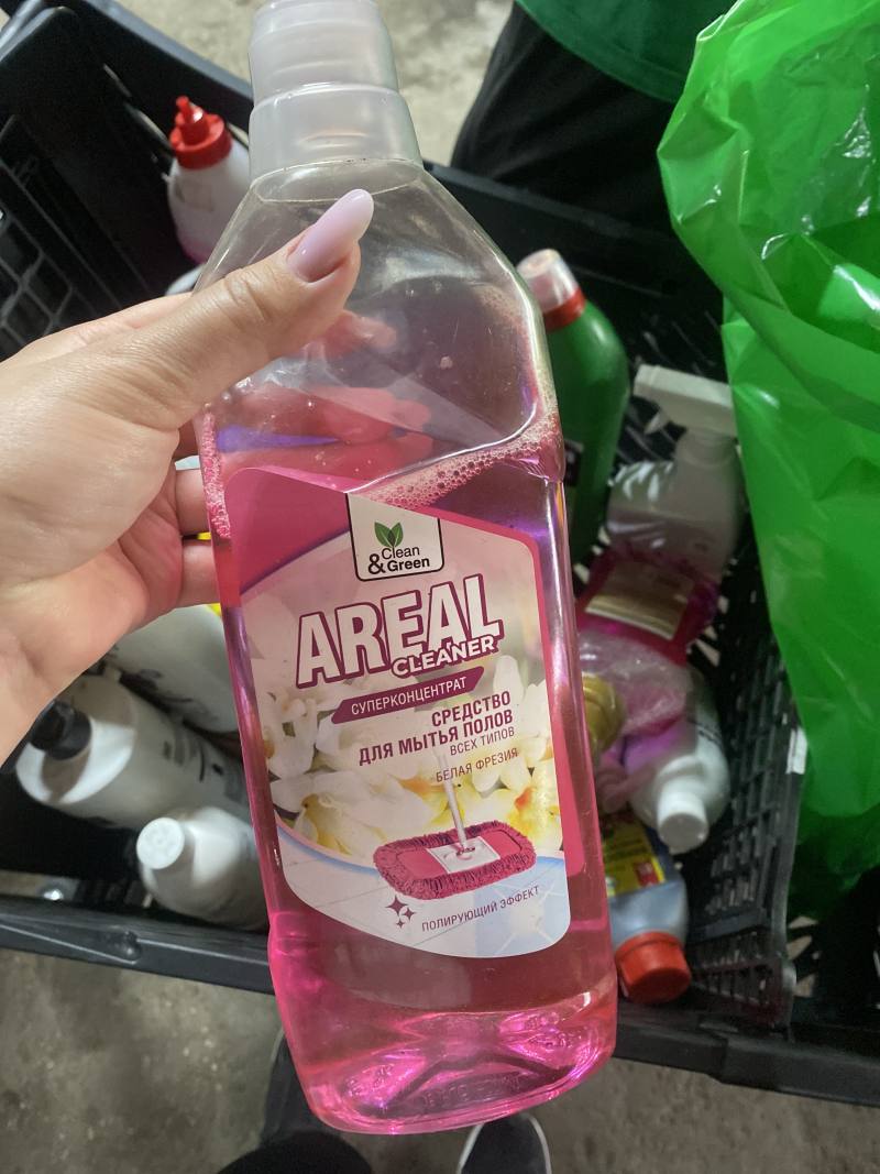 AREAL CLEANER Средство для мытья полов всех типов Белая фрезия
