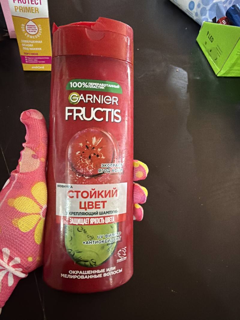 Шампунь Garnier Fructis Стойкий Цвет для окрашенных или мелированных волос